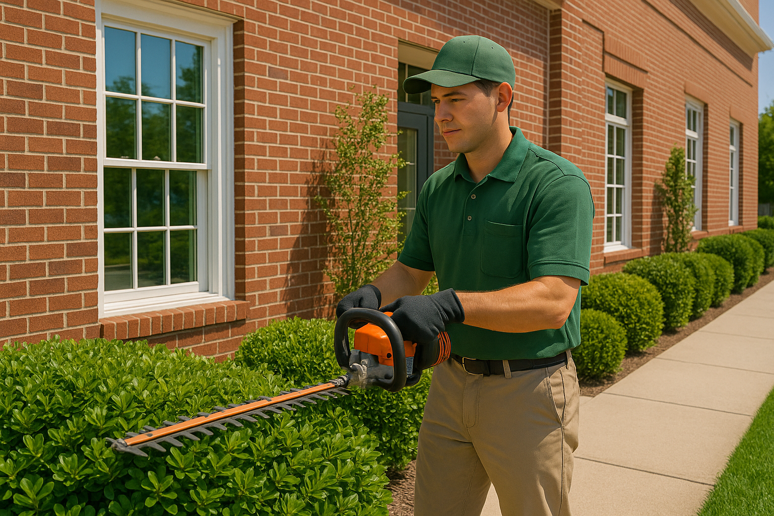Greenville SC shrub and hedge trimming service