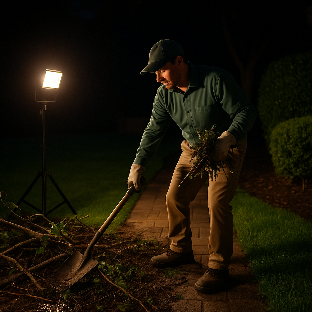 Yard cleanup service in Greenville SC